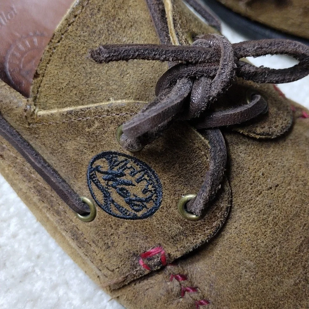 Allen Edmonds men's brown suede Sandlot NY Mets loafers. Size 8